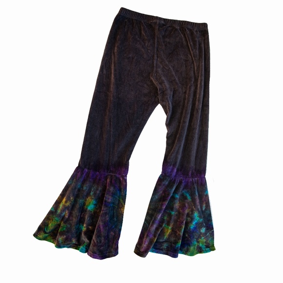 Boho Hippie Tie Dye Vintage Flare Sweats - Picture 3 of 9